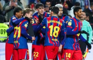 O FC Barcelona acabou lutando para vencer o implacável Albacete e garantir a vaga nas semifinais da Copa del Rey.