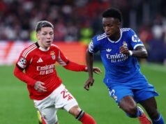 Real Madrid – Benfica, em directo: em directo a segunda mão dos play-offs da Liga dos Campeões