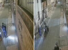 Em uma tentativa de assalto em Bogotá, um casal foi confrontado por criminosos em motocicletas: tudo foi filmado.