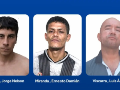 Eles procuram ativamente três presos que fugiram da delegacia de Salta