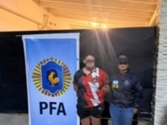 Prenderam uma jovem no Chaco que tinha um mandado de prisão internacional por tráfico de drogas