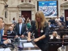Florencia Carignano confirma suas ações durante a sessão sobre a reforma da obra: “Vou fazer de novo”