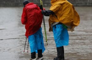 Minutos finais do ciclone Oriana, ao vivo: península sob avisos de chuva, vento, gelo e ondas