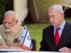Narendra Modi encontra-se com Netanyahu durante visita a Israel para fortalecer a cooperação em defesa e tecnologia
