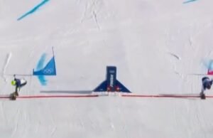 A incrível filmagem da corrida dos Jogos Olímpicos de Inverno que quebrou o recorde de 20 anos sem medalha