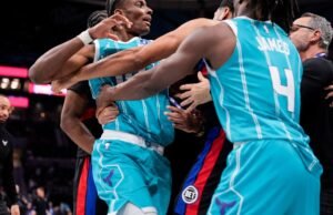 Luta do ano da NBA: a violência entre dois jogadores que terminou em briga com quatro expulsões