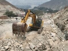 Chuva no Peru: relata subida do rio Rímac e coloca em risco parte da rodovia central