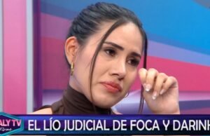 Darinka Ramírez chorou após o processo de Jefferson Farfán e expressou o apoio dos amigos e da filha.