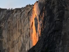 A famosa ‘queda de fogo’ de Yosemite está de volta. Veja como você pode ver isso