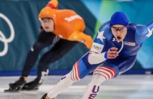 Jordan Stolz estabeleceu um recorde ao vencer a viagem americana para as Olimpíadas de Inverno
