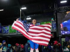 A estrela do bobsled Elana Meyers Taylor ganhou sua primeira medalha de ouro olímpica