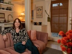 Tori Adams renovou seu apartamento em um espaço alugado em Beverly Hills