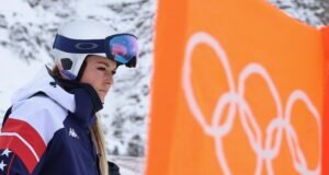 Lindsey Vonn revelou que seu cachorro morreu um dia após sua queda nas Olimpíadas