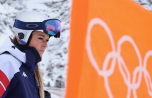 Lindsey Vonn revelou que seu cachorro morreu um dia após sua queda nas Olimpíadas