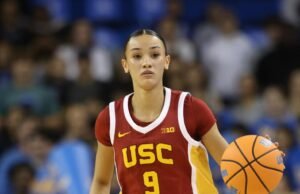 ‘Ele é especial.’ Jazzy Davidson ajuda a USC a sair de um buraco inicial e vencer sua quinta consecutiva