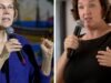 A senadora Elizabeth Warren apoia a ex-governadora deputada Katie Porter