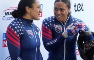 A bobsledder americana Azaria Hill tem sangue olímpico
