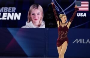 Amber Glenn espera ainda conseguir chegar ao tempo olímpico