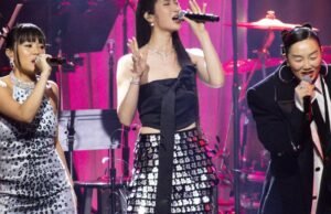 Na gala anual pré-Grammy de Clive Davis no Beverly Hilton