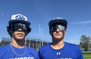 Beisebol preparatório: dupla Norco de Dylan Seward e Jordan Ayala liderou a vitória