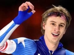 Jordan Stolz venceu os 500 metros pela segunda medalha de ouro nos Jogos Olímpicos de Inverno