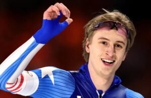 Jordan Stolz venceu os 500 metros pela segunda medalha de ouro nos Jogos Olímpicos de Inverno