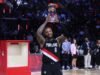 Damian Lillard ganha título de 3 pontos, Keshad Johnson vence concurso de enterrada