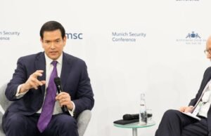 O discurso de Rubio aos aliados europeus foi um pouco mais suave