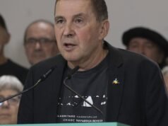 EH Bildu confirmou que Otegi recebeu ameaças de morte e na segunda-feira compareceu perante o Tribunal ferido