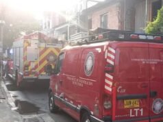 Um incêndio em uma casa em Cali matou uma mulher e uma criança de 3 anos