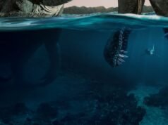 A série de dinossauros produzida por Spielberg e narrada por Morgan Freeman é um thriller na Netflix