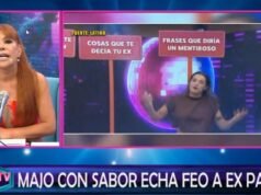 Magaly Medina após o anúncio do Majo con Sabor: “Os dois últimos ex-namorados estiveram na mídia”