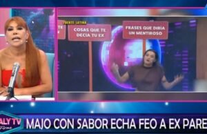 Magaly Medina após o anúncio do Majo con Sabor: “Os dois últimos ex-namorados estiveram na mídia”