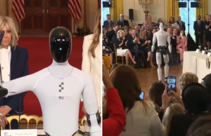Um robô humanóide cumprimenta você na Casa Branca: funciona assim Figura 03