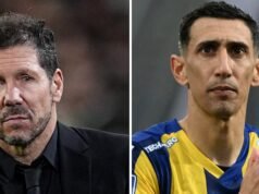 Análise pessoal de Di María ao Atlético Madrid de Cholo Simeone: “Estranho, matam os jogadores e desaparecem”