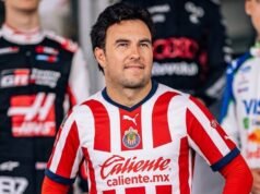 Isso muda de cor? Prenderam Checo Pérez em Guadalajara durante a vitória do Chivas sobre o León