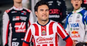 Isso muda de cor? Prenderam Checo Pérez em Guadalajara durante a vitória do Chivas sobre o León