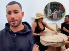 Said Palao passa tempo com a família com Alejandra Baigorria em meio à crise pós-apartheid na Argentina