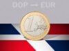 O valor de fechamento do euro na República Dominicana neste dia 2 de março, de EUR para DOP