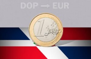 O valor de fechamento do euro na República Dominicana neste dia 2 de março, de EUR para DOP