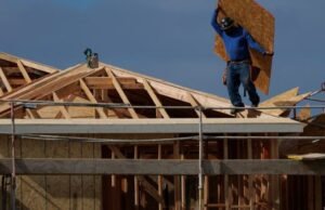 Um casal construindo uma casa baseada em paletes de madeira: mais de um ano de construção antes de poder morar com os filhos