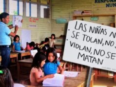 A comunidade Awajún alerta para o aumento da violência sexual contra menores: reportaram pelo menos 15 casos este ano.