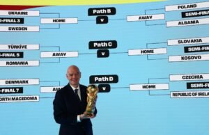 Estão definidas as últimas seis partidas da Copa do Mundo de 2026: o calendário completo com 16 partidas de Repescagens Internacionais e Europeias.