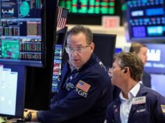 Dia financeiro: Os mercados de ações caem pela terceira sessão consecutiva e os riscos atingem o máximo em três meses