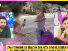 Federico Salazar leu seu silêncio sobre Katia Condos e inesperadamente com uma mala na frente de sua casa: “Ele leva alguma coisa?”
