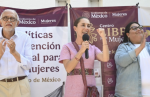 Claudia Sheinbaum mandou mensagem de Nayarit: “No México o povo manda, mas nós mulheres também mandamos”