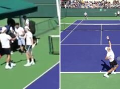 Ignacio Buse realiza sonho e treina com Novak Djokovic: os melhores momentos de seus treinos em Indian Wells