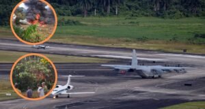 Agências colombianas, autoridades governamentais e militares se manifestam após a queda do avião Hércules em Putumayo