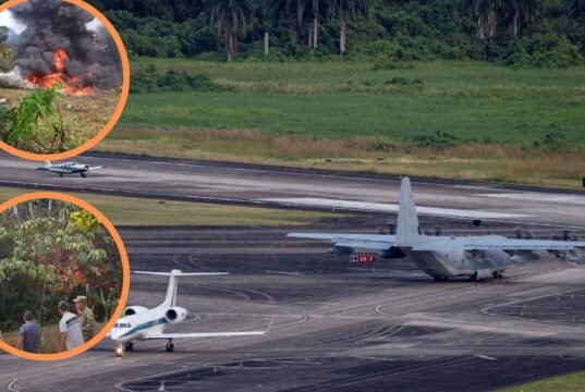 Agências colombianas, autoridades governamentais e militares se manifestam após a queda do avião Hércules em Putumayo