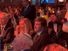Milei falou sobre o conflito no Oriente Médio ao ser homenageada em Nova York: “Dou todo o meu apoio aos Estados Unidos e a Israel”